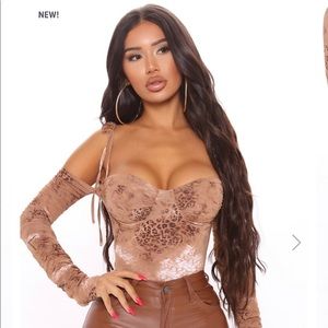 Fashion Nova Love My Wild Side Snake Bodysuit